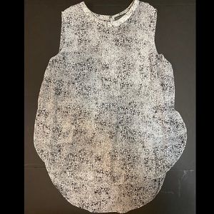 Vince Camuto Snake Print Satin Cap Sleeve Blouse